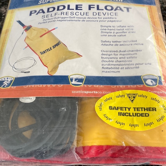 SEATTLE SPORTS DUAL-CHAMBER PADDLE FLOAT NEW - Picture 4 of 7